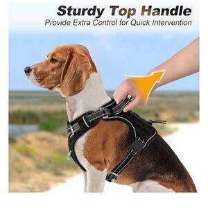 BARKBAY Service Dog Vest Tactical Dog Harness Medium. Brand New Unwrapped